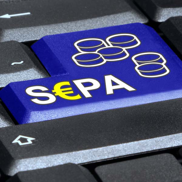 keyboard with SEPA key