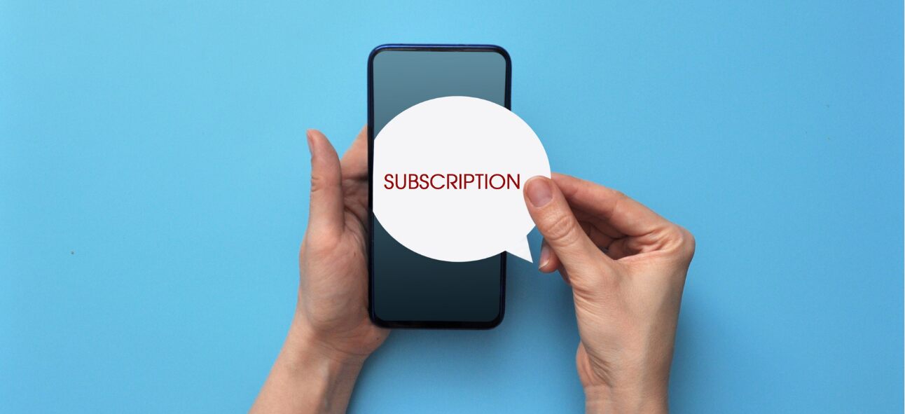 Subscription digital payment through phone